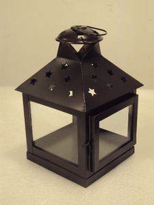 Linterna de Metal de estilo Vintage de diseño antiguo, Color Rojo Negro dorado para colgar y decoración de suelo para sala de estar del hogar - Product Image 3