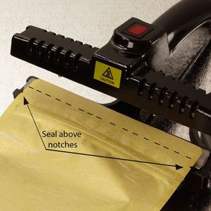 Stand-Up Pouches with <b>Window</b> <b>Panel</b> Rice Paper Food Storage Bags - Product Image 3