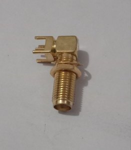 Conectores S-M-A F BH RA para montaje en PCB, conectores S-M-A hembra de ángulo recto para montaje en PCB en venta - Product Image 2