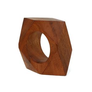 Solid <b>Wooden</b> Napkin Rings Classic Style Table Decor with Polished Technique High Quality Wood Crafts for Wall <b>Signs</b> or Boxes - Product Image 1