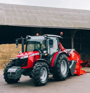 รถแทรกเตอร์ Massey Ferguson 185 ขับเคลื่อน 4 ล้อ กำลัง 70 แรงม้า พร้อมปั๊มเครื่องยนต์ เกียร์ขับเคลื่อน ประสิทธิภาพสูง ขายส่ง - Product Image 1