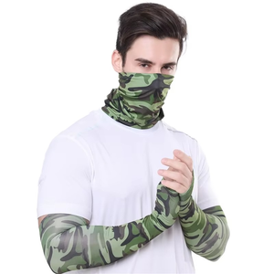 Mangas Protectoras para Brazos de Pesca Anti-UV Personalizadas al por Mayor, Mangas Deportivas para Bicicleta y Baloncesto, Sublimación en Blanco, Antideslizantes - Product Image 1