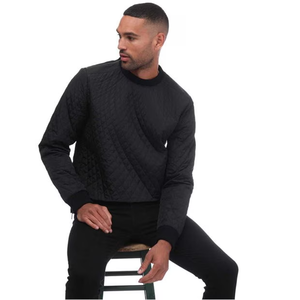 Sudadera de calle de gran tamaño Lisa para hombre, sudadera informal de algodón con cuello redondo - Product Image 4