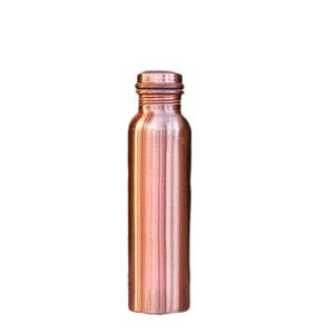 Beneficios para la salud Botella de agua de cobre puro Pegatina Esmalte Impreso Drinkware Accesorios Botella de cobre de metal decorativa - Product Image 5