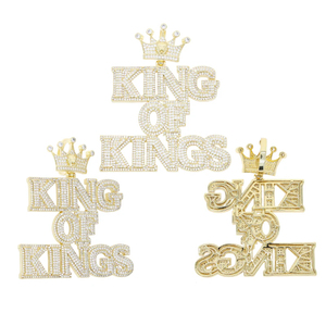 Most Selling Custom VVS Iced Out Hip Hop Letter Pendant 925 Sterling Silver Dazzling VVS Moissanite Diamond Pendant <b>Jewelry</b> - Product Image 3