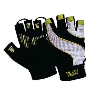 Gants de musculation de fitness pour la salle de sport, nouvelle conception 2025, sur mesure, légers, en polyester respirant, antidérapants, avec support pour le poignet - Product Image 4