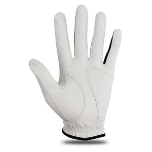 Design personnalisé Logo doux respirant 100% Real Cabretta gant de golf en cuir de mouton hommes femmes main gauche accessoires de golf gants - Product Image 3