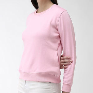 OEM Custom Logo Pullover <b>Sweatshirt</b> for <b>Women</b> High Quality Hooded Crewneck Top <b>Lightweight</b> and Long Length for Winter Sports - Product Image 2