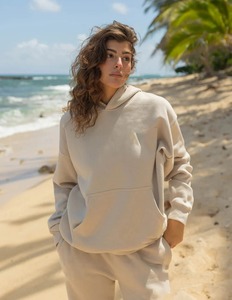 Sudaderas con capucha de otoño con logotipo personalizado Y2K Puff estampado Terry sudaderas con capucha chándal de moda para hombres y mujeres conjuntos de jogging sueltos de gran tamaño - Product Image 5