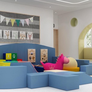 طفل في الداخل دائري دوار محايد لينة اللعب بناء كتل ملعب مجموعات معدات للأطفال - Product Image 3