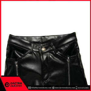 Dernier style de pantalons en cuir pour hommes à vendre meilleure qualité de pantalons en cuir pour hommes à bas prix - Product Image 5