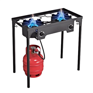 Cuisinière à <span class=keywords><strong>gaz</strong></span> <span class=keywords><strong>propane</strong></span> à 2 brûleurs <span class=keywords><strong>pour</strong></span> l'extérieur Cuisinière à haute pression <span class=keywords><strong>pour</strong></span> la cuisson de la dinde dans la cour - Product Image 2