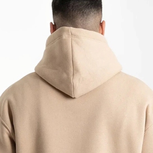 Venta al por mayor de calidad Puff de impresión de peso pesado de algodón con capucha de los hombres de gran tamaño de impresión personalizada de lujo pulóver de algodón sudaderas con capucha personalizadas - Product Image 6