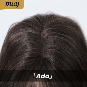 ลดราคา! วิกผมสังเคราะห์แบบไม่ต้องใช้กาว Ade-DWy ยาว 24 นิ้ว ทรงลอนคลื่นน้ำ สำหรับผู้หญิง วัสดุไฟเบอร์พร้อมเชือกผูกแบบใส - Product Image 5