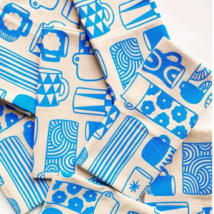 Serviettes de cuisine jetables en tissu tissé en gros, logo personnalisé, serviettes à vaisselle en coton imprimées numériquement |   Séchage rapide |   Fabricant Fournisseur OEM - Product Image 1