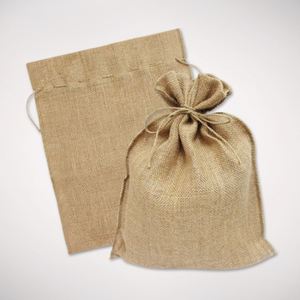 Heavy <b>Jute</b> Canvas Pouch Bags Rope Knot For Men Women Daily Use Premium Quality Eco Friendly Comfortable Reusable <b>Sacks</b> Set Of 2 - Product Image 1