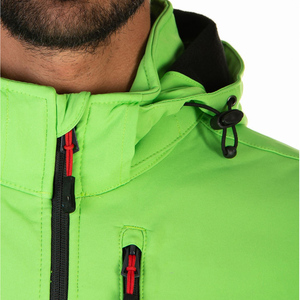 Chaqueta Softshell Resistente para Hombre, Logotipo Personalizado, Impermeable, Transpirable, para Senderismo, Trekking, Invierno, Cuello Alto de Lona - Product Image 6
