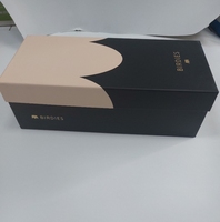 Boîtes en carton rigide personnalisées de luxe pour vêtements, avec fermeture éclair, pour l'envoi postal, emballage cadeau, recyclables, gaufrage mat