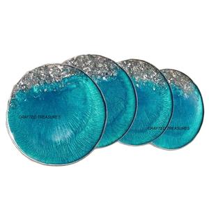 New Style Table Top Decorative Table Resin <b>Coasters</b> With Different Flower Custom Design Resin <b>Coasters</b> <b>for</b> <b>Drink</b> - Product Image 2