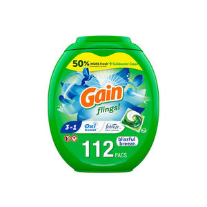 Cápsulas de Detergente para Ropa Ecológicas Gain Auténticas con Más del 80% de Ingredientes Naturales - Prácticas y Eficaces - Product Image 4