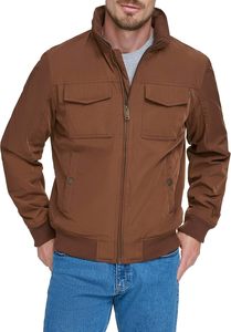Chaquetas de bombardero Letterman de alta calidad, cuerpo de lana, Mangas de cuero genuino, ropa de invierno, chaqueta de bombardero elegante para hombre - Product Image 5