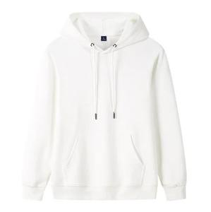 Sweat à capuche coupe ample Sweat décontracté Noir 100% Coton Doux Respirant Street Style - Product Image 1