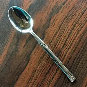 Cuillères de mariage modernes en acier inoxydable de haute qualité de l'Inde parfaites pour les ustensiles de cuisine et les accessoires de restaurant d'hôtel - Product Image 5