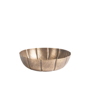 Bol de service de mariage en métal de haute qualité, fait à la main, écologique, finition plaquée or nickel, design élégant, plat de service décoratif - Product Image 3