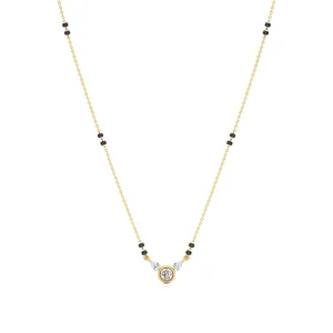 Collier Mangalsutra Diamant Éclat Éternel - Bijou de Collection Culturelle - Product Image 4