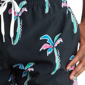 Best Quality Breathable Material <b>Men</b> Swim <b>Trunks</b> Summer Elastic Drawstring Waist <b>Men</b> Swim <b>Trunks</b> with Custom logo and Size - Product Image 5