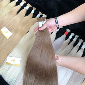 Meilleur prix 100g en vrac couleur extensions de cheveux humains du Vietnam haute qualité en gros extension de cheveux commande minimum 1 pièce - Product Image 1