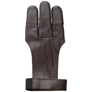 Gants de tir à l'arc en cuir à trois doigts, équipement de tir à l'arc de qualité supérieure, cible pour les archers et les amateurs de sports de plein air - Product Image 3