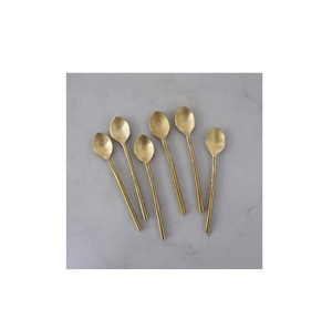 Ensemble de cuillères en laiton de qualité supérieure pour la maison, l'hôtel, la cuisine et la table, vaisselle, cuillère, utilisation en fête, emballage personnalisé, vente en gros - Product Image 4