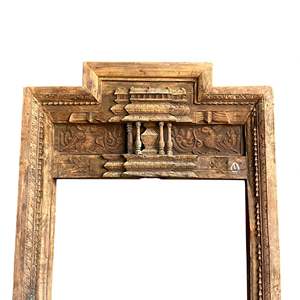 Handmade Traditional Carved Solid Wood <b>Picture</b> <b>Frame</b> <b>8x10</b> and 6x8 Sizes Square Pattern for Photos and Paintings - Product Image 3