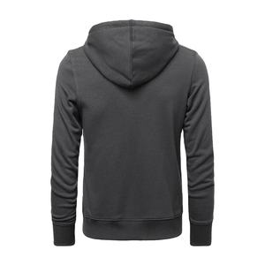 100% Polyester plaine sweats à capuche zippés pour hommes/bas prix bonne qualité couleur unie bonne qualité Street Wear hommes sweats à capuche - Product Image 2