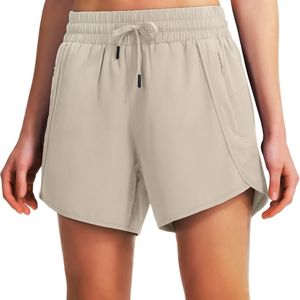 Pantalones cortos deportivos de gimnasio para correr antiarrugas de calidad superior para mujer, pantalones cortos de entrenamiento atlético de poliéster 100% con logotipo personalizado - Product Image 5