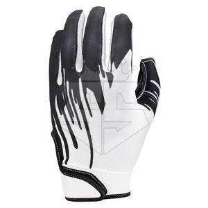 Gants de football américain sur mesure de haute qualité en gros Gants de football américain en cuir PU avec logo personnalisé - Product Image 2