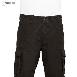 Shorts cargo utilitaires décontractés pour hommes OEM avec cordon de serrage, multi-poches, séchage rapide, en toile, pour l'été - Product Image 2