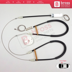 Kit de Reparación de Elevalunas BWR1008, Lado Derecho, para Boxster MK2 Cay 987 2004-2013, Coupé Convertible de 2 Puertas, 98754207601 - Product Image 2