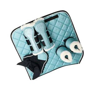 Complete Horse Riding Accessories Set with Glitter Saddle Pad Boots and Ear <b>Net</b> by TARIQ MFG CO - Product Image 5