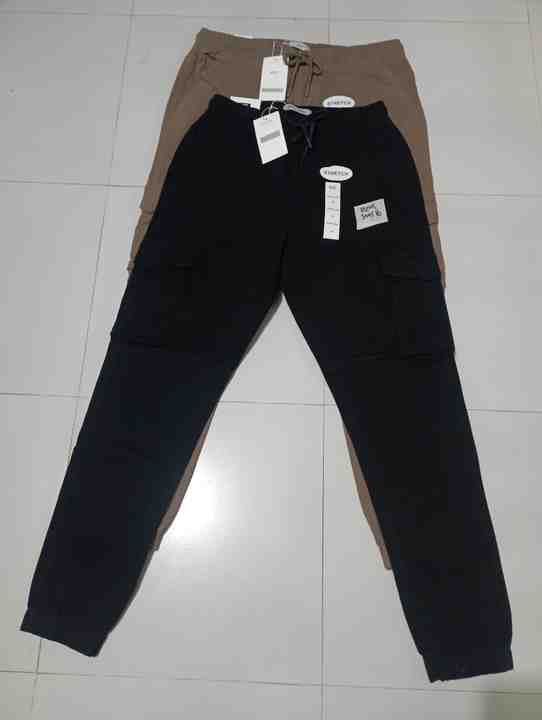 Modern Men's Cotton Polyester Cargo Trousers Trending Workwear Sweatpants for Comfort & Fashionable Everyday Looks