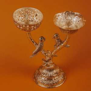 Grand chandelier en aluminium argenté de style allemand pour les amoureux, idéal pour les mariages et la décoration de Noël, cadeau romantique pour la maison - Product Image 2