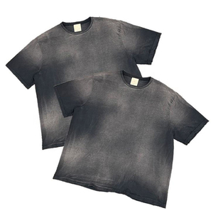 เสื้อยืดวินเทจฟอกขาวฟอกแดดฟอกกรดโอเวอร์ไซส์ออกแบบได้ตามต้องการ - Product Image 5