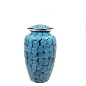 Satin nickle nhôm Brass tang lễ urns hỏa Táng urns cho người lớn tro cho tang lễ làm Nickel với kích thước 27x15 cm - Product Image 5