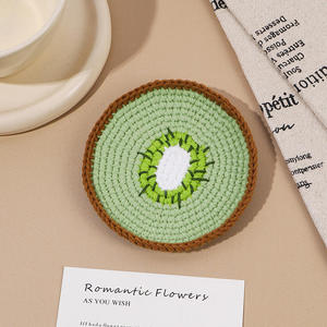 Adornos de Frutas Tejidos a Crochet, Coloridos, de Fresa, Manzana y Plátano, Decoración para el Hogar, Juguetes de Simulación para Niños - Product Image 2