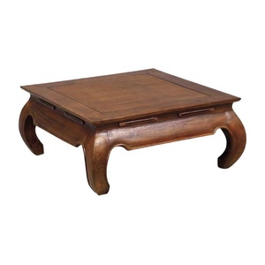 Table basse en bois de teck d'Indonésie Table centrale en noyer Table basse de salon Table à thé antique pour ensembles de meubles de salon - Product Image 4