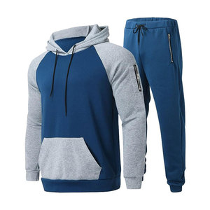 ชุดวอร์มปักลายสำหรับผู้ชาย Ronpex International Training Jogging ทรงปกติ กางเกงคาร์โก้ เสื้อฮู้ดดี้ไซส์ใหญ่ เสื้อสเวตเชิ้ต กางเกงขายาว - Product Image 1