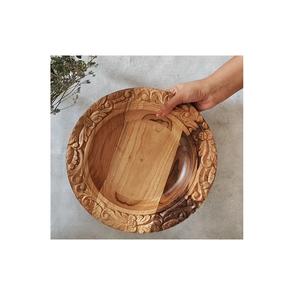 Plaque de chargeur en bois de conception classique Qualité exclusive Taille personnalisée sous plaque pour l'utilisation de fête de mariage - Product Image 5