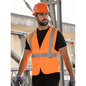 Gilet Riflettente di Sicurezza con Adesivi e Luci Riflettenti Promozionali - Product Image 2