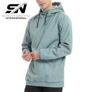 Veste de ski unisexe de haute qualité en gros, respirante, en toile, décontractée, imperméable, coupe-vent, softshell, sweat à capuche pour snowboard - Product Image 4